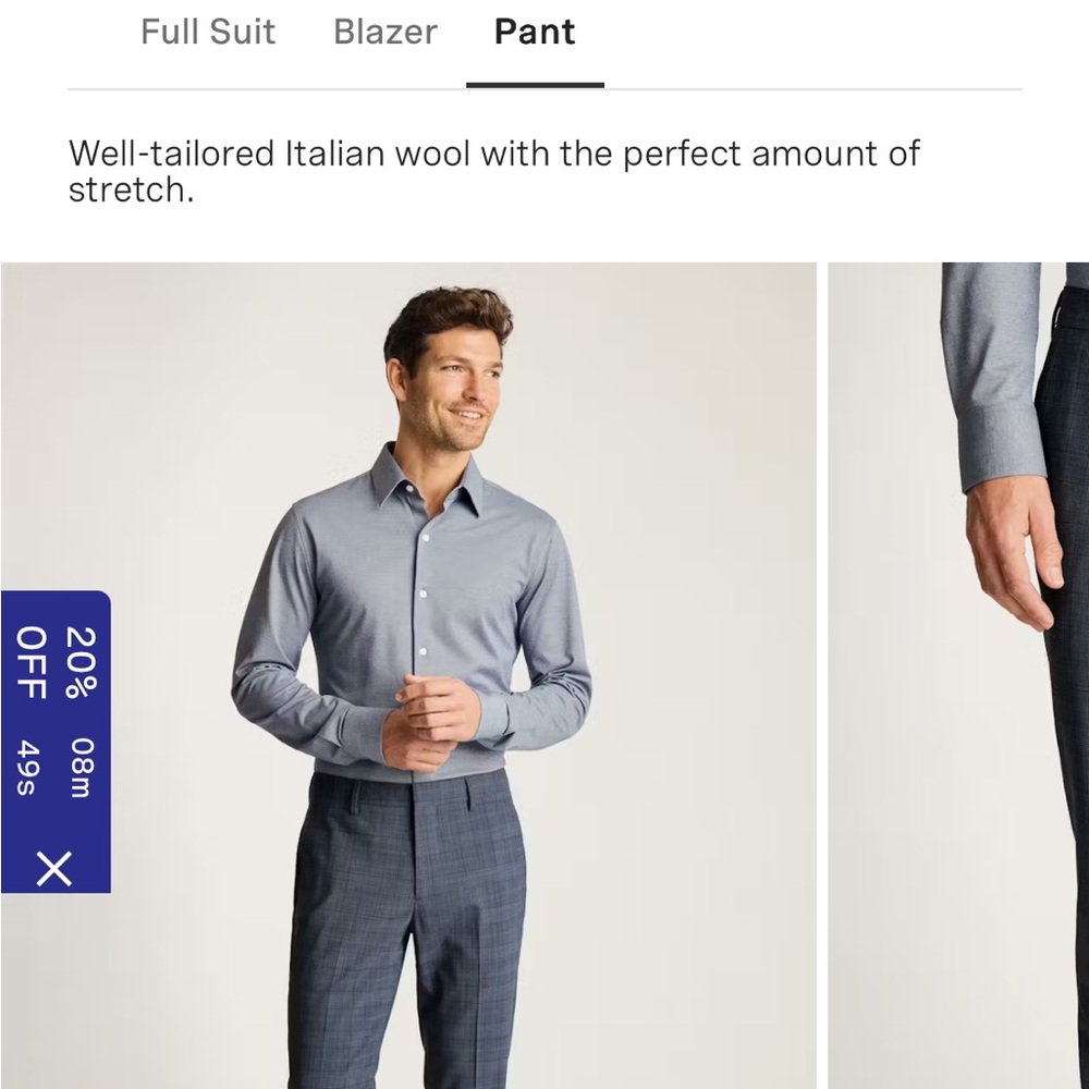 Bonobos Wool Jetsetter Pants